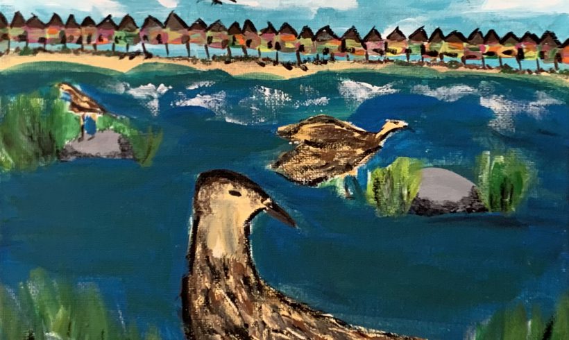 Eskimo Curlew at Galveston