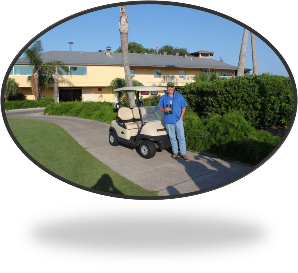 Chasing Birdies at Moody Gardens Golf Course Galveston FeatherFest